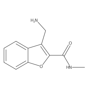 3-(aminomethyl)-N-methyl-1-benzofuran-2-carboxamide Structure