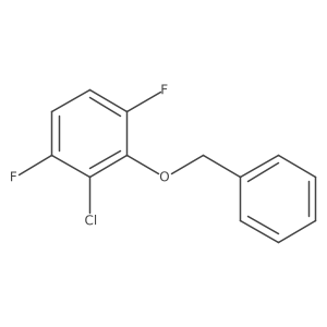 2-(Benzyloxy)-3-chloro-1,4-difluorobenzene结构式