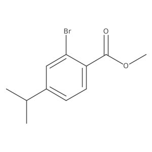Methyl 2-bromo-4-isopropylbenzoate结构式