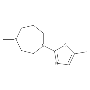 1-Methyl-4-(5-methyl-1,3-thiazol-2-yl)-1,4-diazepane Structure