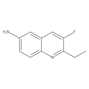 2-ethyl-3-fluoro-6-Quinolinamine Structure