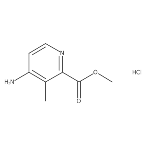 Methyl4-amino-3-methylpyridine-2-carboxylatehydrochloride结构式