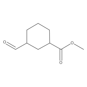 rel-Methyl (1R,3S)-3-formylcyclohexane-1-carboxylate Structure