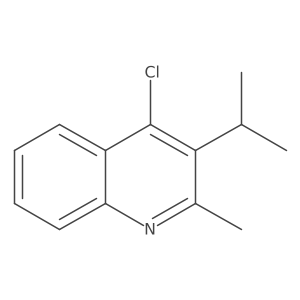 4-Chloro-2-methyl-3-(propan-2-yl)quinoline Structure