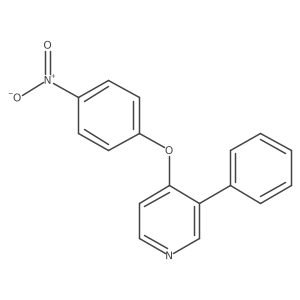 4-(4-Nitrophenoxy)-3-phenylpyridine结构式