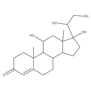 Pregn-4-en-3-one, 11,17,20,21-tetrahydroxy-结构式