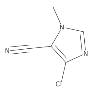 5-Chloro-3-methylimidazole-4-carbonitrile Structure