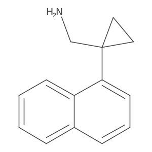 1-(1-Naphthyl)cyclopropanemethanamine Structure