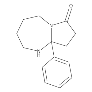 9a-phenyl-octahydro-1H-pyrrolo[1,2-a][1,3]diazepin-7-one Structure