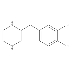 (S)-2-(3,4-Dichlorobenzyl)piperazine结构式