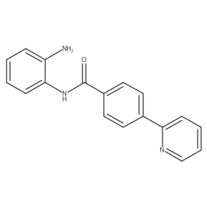 N-(2-aminophenyl)-4-pyridin-2-ylbenzamide结构式