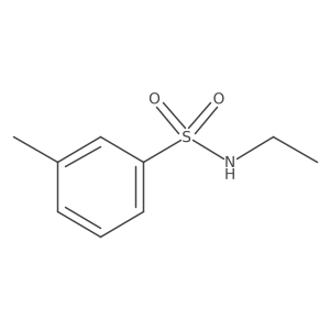 N-Ethyl-3-methylbenzenesulfonamide结构式