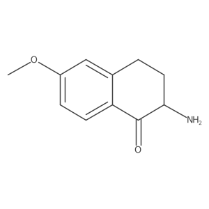 2-amino-6-methoxy-3,4-dihydro-2H-naphthalen-1-one Structure