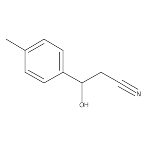 beta-Hydroxy-4-methylbenzenepropanenitrile结构式