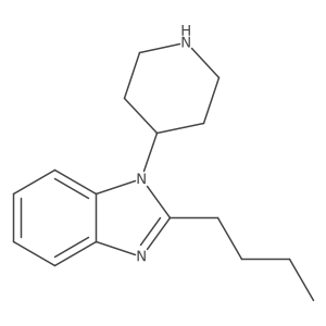 2-butyl-1-piperidin-4-yl-1H-benzimidazole结构式