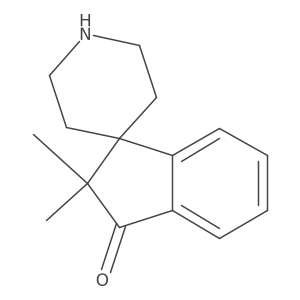 2,2-Dimethylspiro[1H-indene-1,4a(2)-piperidin]-3(2H)-one结构式