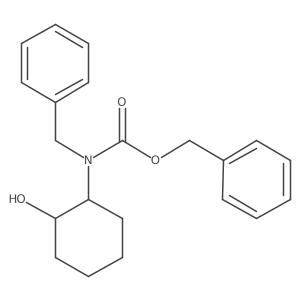Carbamic acid, (2-hydroxycyclohexyl)(phenylmethyl)-, phenylmethyl ester Structure