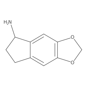 6,7-Dihydro-5H-indeno[5,6-D][1,3]dioxol-5-amine结构式
