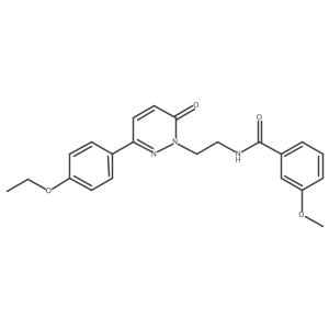 N-(2-(3-(4-ethoxyphenyl)-6-oxopyridazin-1(6H)-yl)ethyl)-3-methoxybenzamide Structure