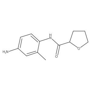 N-(4-Amino-2-methylphenyl)tetrahydrofuran-2-carboxamide结构式