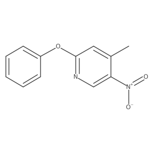 4-Methyl-5-nitro-2-phenoxy-pyridine Structure