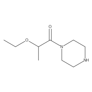 2-Ethoxy-1-piperazin-1-ylpropan-1-one Structure