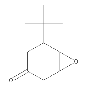 7-Oxabicyclo[4.1.0]heptan-3-one, 5-(1,1-dimethylethyl)-, (1I+/-,5I(2),6I+/-)-结构式
