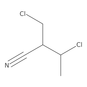 3-Chloro-2-(chloromethyl)butanenitrile结构式