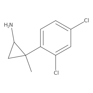 2-(2,4-Dichlorophenyl)-2-methylcyclopropanamine Structure