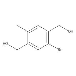 2-Bromo-5-methyl-1,4-benzenedimethanol Structure