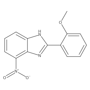 2-(2-methoxyphenyl)-4-nitro-1H-benzo[d]imidazole结构式