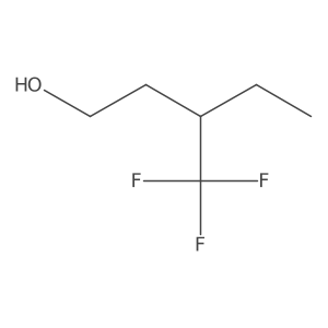 3-(Trifluoromethyl)-1-pentanol结构式