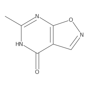 6-Methylisoxazolo[5,4-d]pyrimidin-4(5H)-one结构式