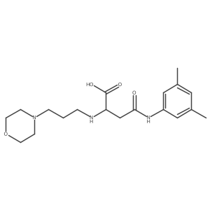 4-((3,5-Dimethylphenyl)amino)-2-((3-morpholinopropyl)amino)-4-oxobutanoic acid Structure