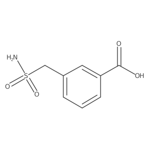 3-(Sulfamoylmethyl)benzoic acid Structure