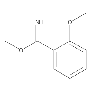 Methyl 2-methoxybenzenecarboximidate结构式