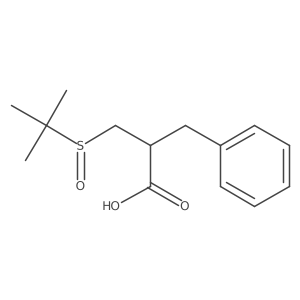 2-Benzyl-3-tert.-butylsulphinyl-propionic acid结构式