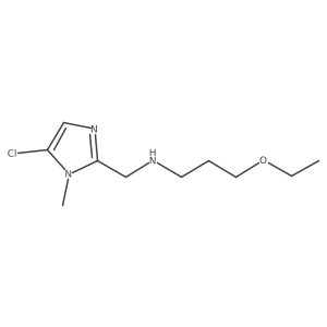 5-Chloro-N-(3-ethoxypropyl)-1-methyl-1H-imidazole-2-methanamine Structure