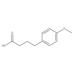 4-[4-(Methylsulfanyl)phenyl]butanoic acid结构式