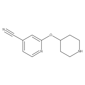 2-(Piperidin-4-yloxy)isonicotinonitrile Structure