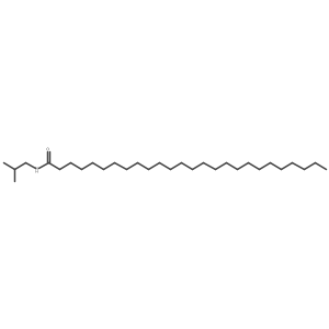 N-(2-Methylpropyl)hexacosanamide结构式