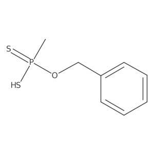 Phosphonodithioic acid, methyl-, O-benzyl ester Structure