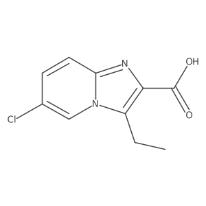 6-Chloro-3-ethylimidazo[1,2-a]pyridine-2-carboxylic acid Structure