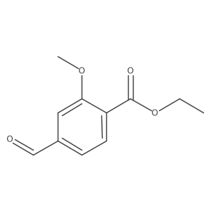Ethyl 4-formyl-2-methoxybenzoate结构式