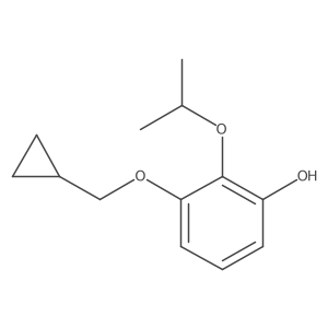 3-(Cyclopropylmethoxy)-2-isopropoxyphenol Structure