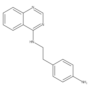 N-(4-aminophenethyl)quinazolin-4-amine Structure