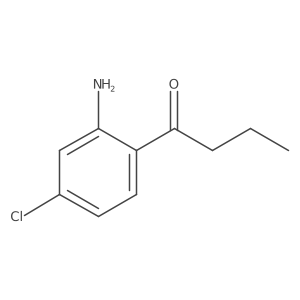 1-(2-Amino-4-chlorophenyl)-1-butanone结构式