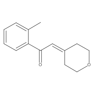 2-(Tetrahydropyran-4-ylidene)-1-o-tolylethanone Structure