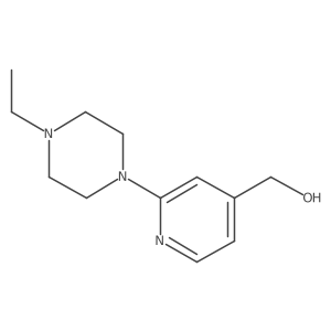 4-Pyridinemethanol, 2-(4-ethyl-1-piperazinyl)-结构式