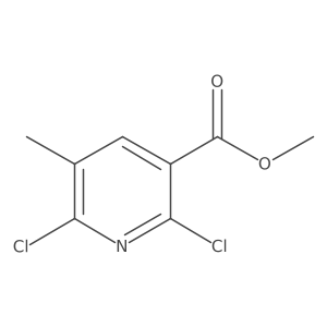 Methyl 2,6-dichloro-5-methylpyridine-3-carboxylate Structure